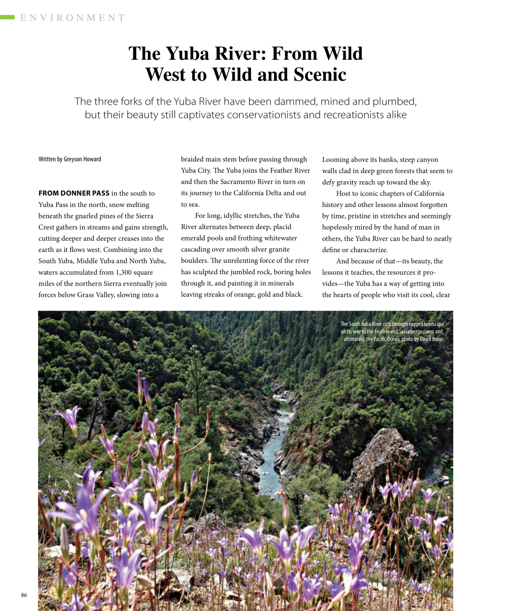 Tahoe Quarterly: “The Yuba River: From Wild West to Wild and Scenic”